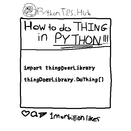 Python import tips