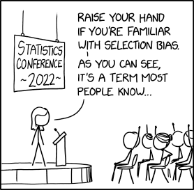XKCD: Selection Bias