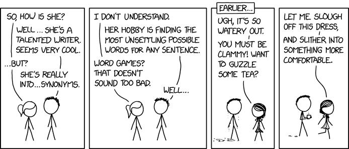 XKCD: Synonym Date